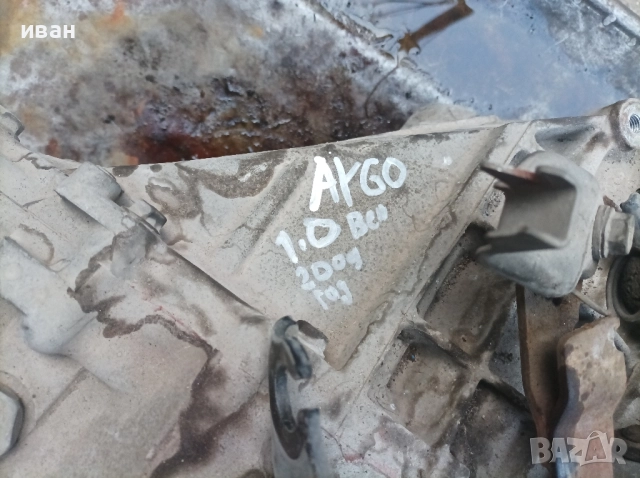 Скоростна кутия ръчна за Тойота Айго 1.0 бензин. 68 кс. 2009 год. 1KR. , снимка 6 - Части - 51662283