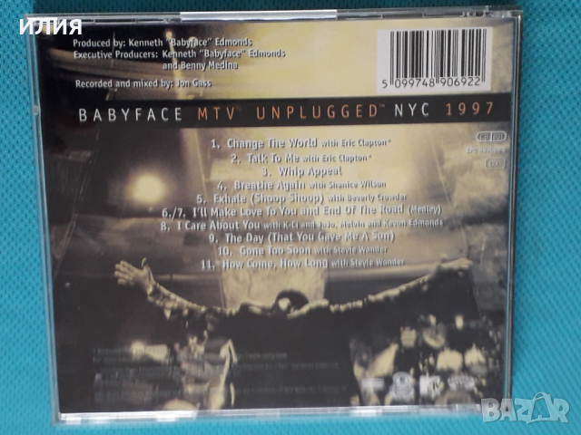 Babyface – 1997 - MTV Unplugged NYC 1997(Funk / Soul), снимка 4 - CD дискове - 44867043