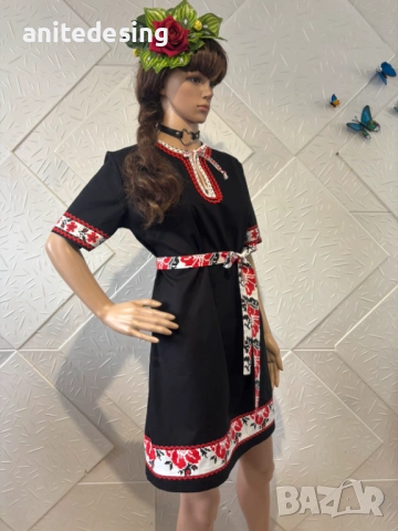 Дамска или детска туника с Български етно мотиви,, снимка 2 - Туники - 53596559