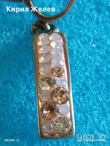 Луксозни сребърни обеци с розов опал красив стилен дизайн 40085, снимка 3 - Обеци - 52621839