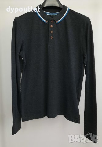 Мъжка памучна блуза с яка и цепка с копчета BRAVE SOUL ,размери -M, L, XL и XXL.     , снимка 1 - Блузи - 39265271