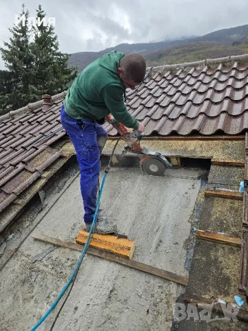 Диамантено пробиване на отвори и Рязане на бетон , снимка 2 - Други ремонти - 49462465