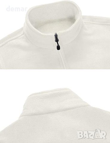 AUMELR Мъжко поларено яке цвят каки XXL, снимка 4 - Якета - 43759460