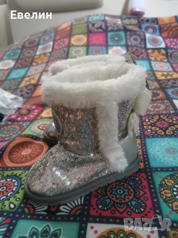 Ботуши  с Ана и Елза 23 номер, снимка 6 - Детски боти и ботуши - 37885651