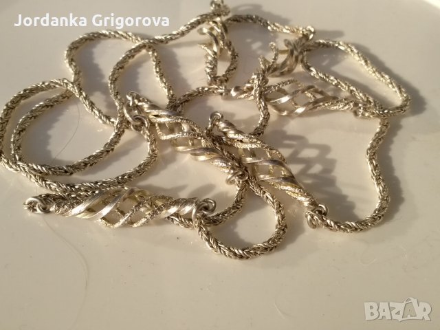 Уникално сребърно колие