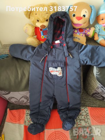 Червен ескимос Лупилу Lupilu Lidl 62, 3 м Тъмно син бебе 6-9 м , снимка 9 - Бебешки ескимоси - 43351410