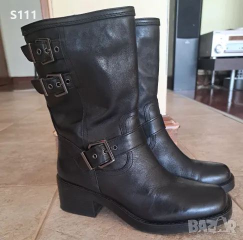 Страхотни ботушки TAMARIS, естествена кожа, като нови, снимка 3 - Дамски ботуши - 49222134