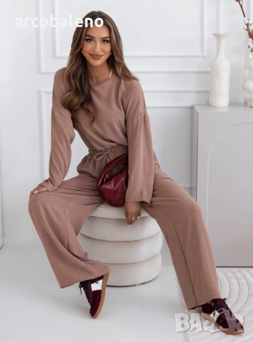 Дамски комплект от блуза и панталони на Shalina, 5цвята , снимка 12 - Комплекти - 52744152