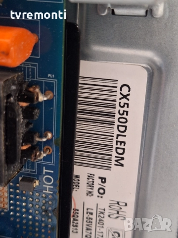 ,T-CON DCBDP-C260A_20, за 55-инчов телевизор THOMSON Модел  55QA2S13, с дисплей CX550DLEDM, снимка 6 - Части и Платки - 52680441