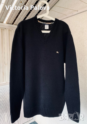 Марков пуловер BURBERRY LONDON оригинал, снимка 2 - Пуловери - 44877882