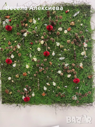 Коледно пано 100х100 см, снимка 3 - Декорация за дома - 52749583