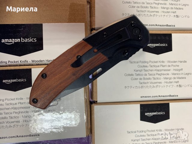 Amazon tactikal knife Джобно ножче / Сгъваемо джобно ножче / Нож с Калъф, снимка 9 - Ножове - 43773293