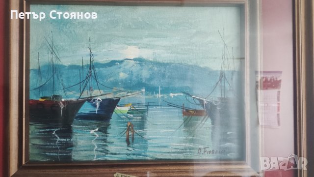 Чудесна френска картина-рамкирана, снимка 7 - Картини - 43652361