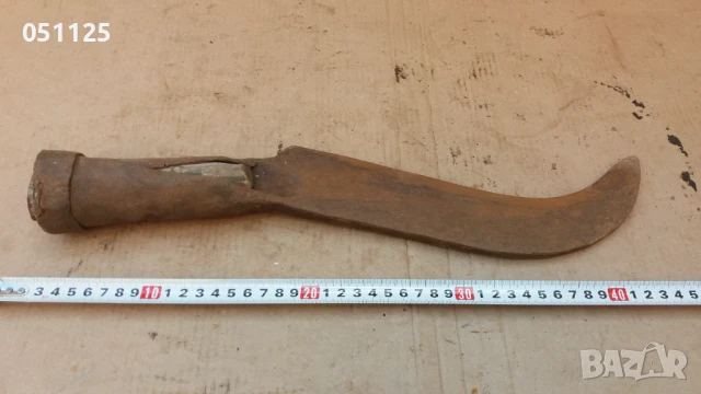 отличен кован възрожденски косер, секира сатър , снимка 15 - Антикварни и старинни предмети - 50588750