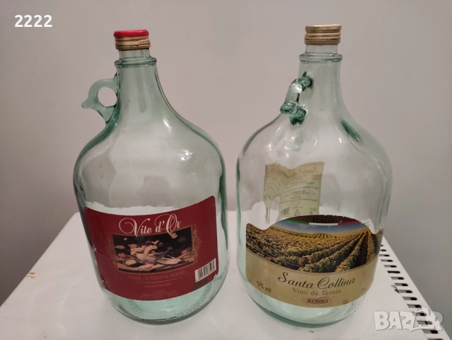 Продавам дамаджани и шишета 