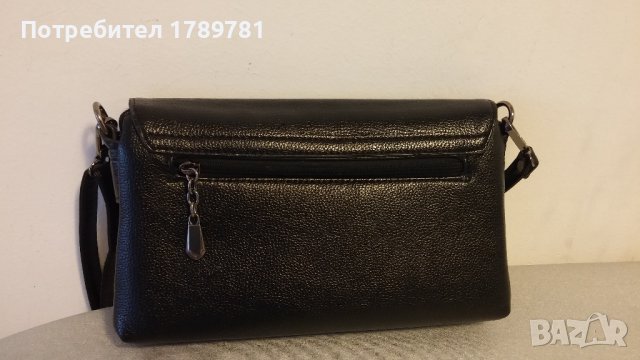 Черна чанта през рамо, снимка 4 - Чанти - 42986751