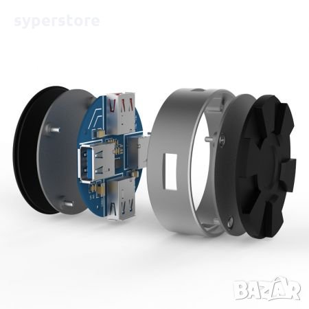 USB Хъб USB Разклонител Orico ANS1 Алуминиев 3-портов USB3.0 хъб, снимка 3 - Друга електроника - 33264028