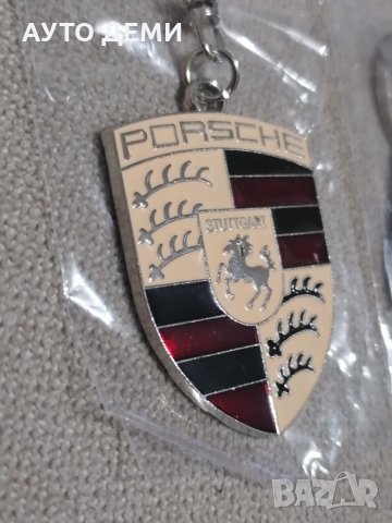 Качествен неръждаем метал ключодъжател с релефна емблема на Порше Porsche кола автомобил джип, снимка 4 - Аксесоари и консумативи - 35356001