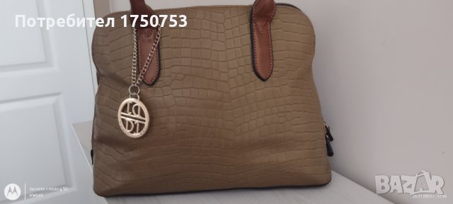 Кожена чанта David Jones