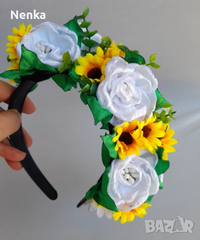 Диадеми и китки за калпак , снимка 13 - Аксесоари за коса - 52070227