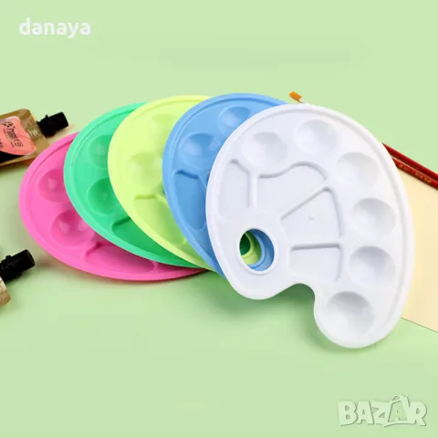 5881 Палитра за рисуване с 10 гнезда, снимка 2 - Ученически пособия, канцеларски материали - 50195251