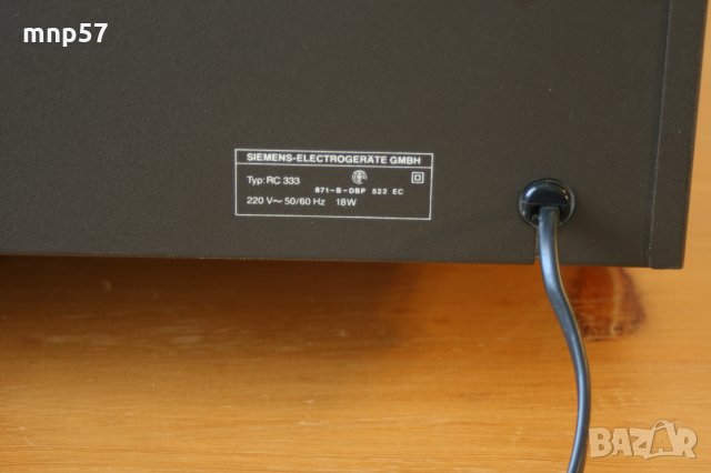 Касетен дек Siemens RC 333, снимка 6 - Декове - 35588493