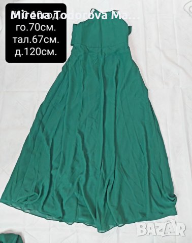 Рокля за младша шаферка от шифон с дължина до пода с трапеца. За 10 и 12 год.-60лв., снимка 4 - Детски рокли и поли - 36676812