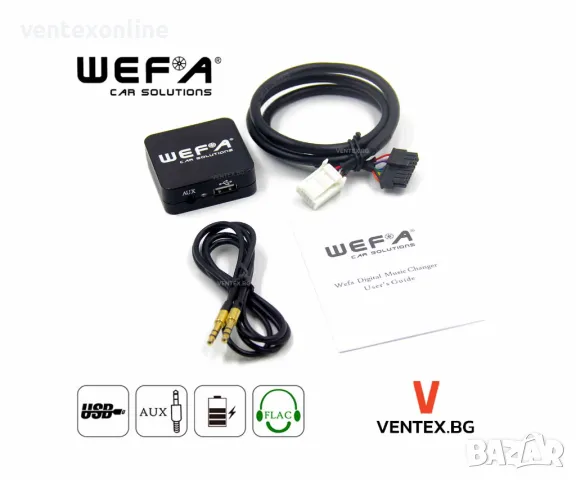 WEFA чейнджър за Toyota от 2003 - 2011 година с USB и AUX за музика, снимка 1 - Аксесоари и консумативи - 48758343