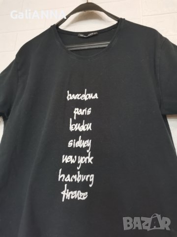 СТРАХОТНА БЛУЗА С НАДПИСИ РАЗМЕР XL , снимка 5 - Тениски - 38097896