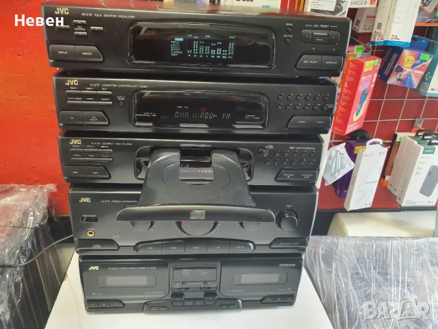 Уредба JVC DX-E78BK, снимка 3 - Аудиосистеми - 49543232