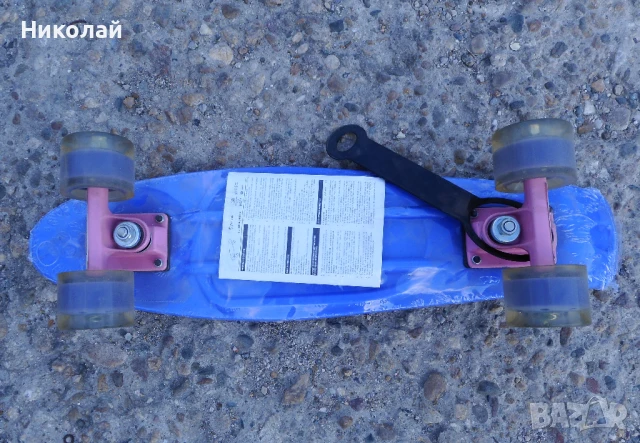 -50% НОВ Пени борд KIDS MOVIE HEROES FROZEN II, снимка 4 - Скейтборд, ховърборд, уейвборд - 50566053