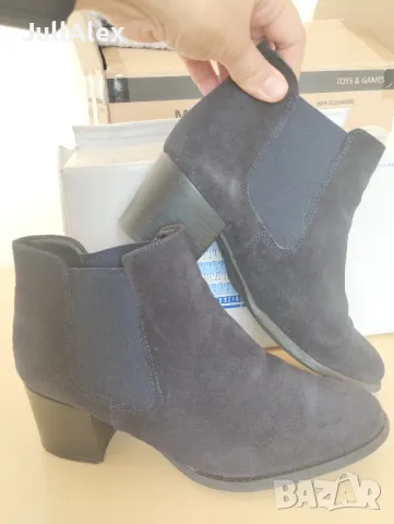 Дамски боти от велур, снимка 6 - Дамски боти - 48992408