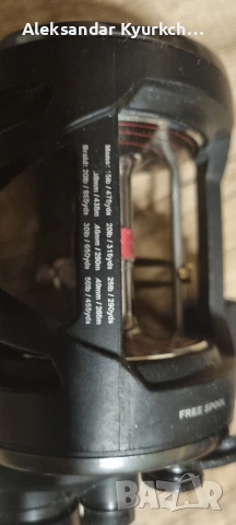 PENN Warfare WAR20LWLC, мултипликаторна макара с брояч на влакното. , снимка 3 - Макари - 53023953