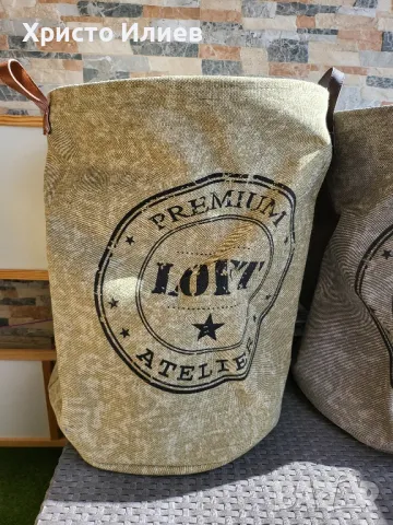 Кош за пране за дрехи за съхранение с надпис 2 цвята, снимка 2 - Други стоки за дома - 49493798