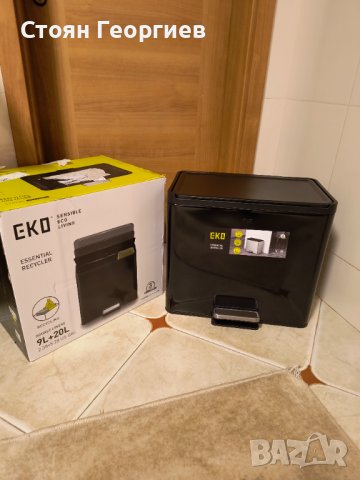 Чисто нов кош за отпадъци EKO EK8228 9L+20L