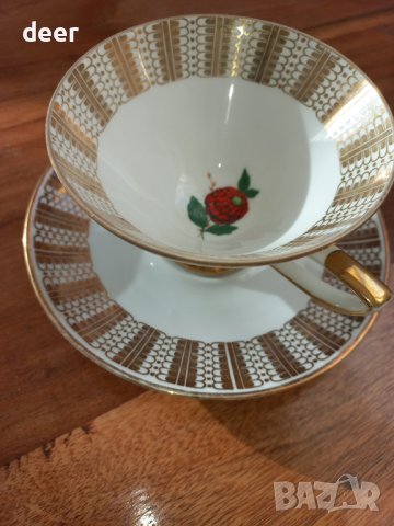 Финна порцеланова баварска чаша за чай или кафе, снимка 1