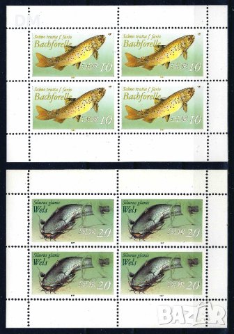 Германия ГДР 1987 - риби 2 листа MNH