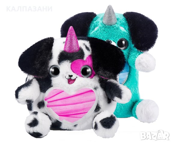 Рейнбоукорнс плюшено кученце, сърце с пайети, асортимент 9261, снимка 5 - Други - 43213333