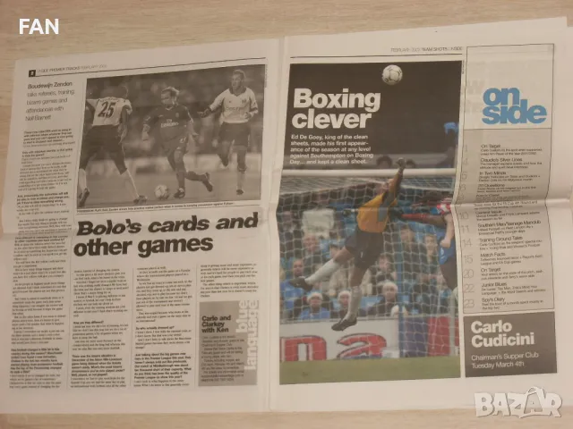 Челси Лондон - официални клубни вестници от 2001, 2002, 2003 и 2004 г., снимка 17 - Други - 48349555