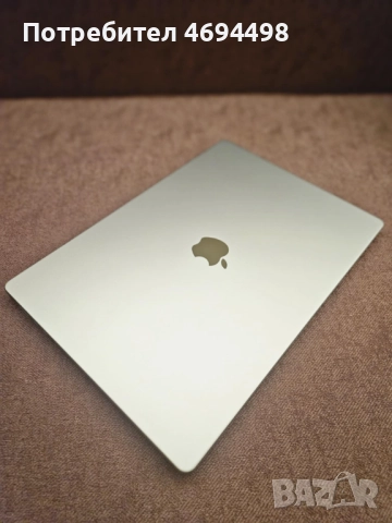 МНОГО ЗАПАЗЕН! MacBook Pro M2 16" 2023, 512 GB SSD, 16GB RAM + ПОДАРЪК, снимка 9 - Лаптопи за работа - 52923310