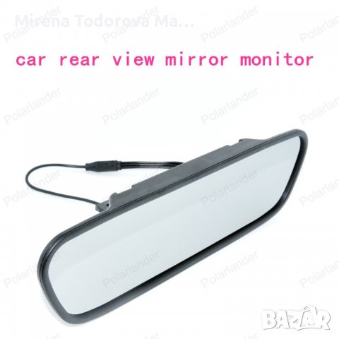  висока разделителна способност 5,0 инча цветен TFT LCD монитор за огледало за обратно виждане за ав, снимка 2 - Аксесоари и консумативи - 36726488