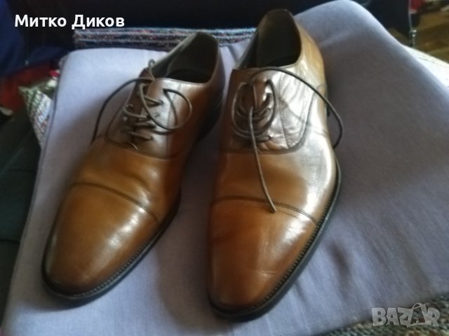 Teodor маркови български официални обувки естествена кожа №42 стелка 275мм като нови, снимка 1 - Официални обувки - 39245317