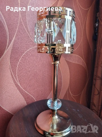 Златист свещник за събития, снимка 5 - Декорация за дома - 50615741