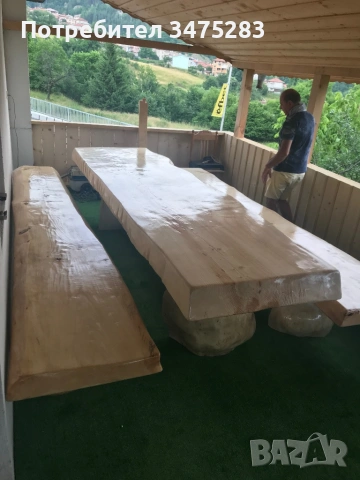 Продавам Плотове за маси 2,3 ,4 метра има обработени и необработени от сух материал., снимка 4 - Маси - 53581790