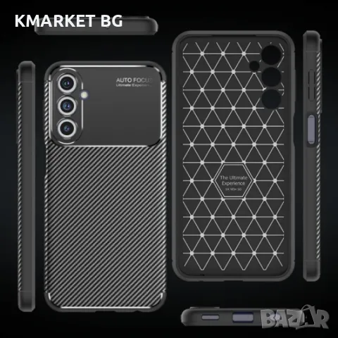 Samsung Galaxy M34 5G Удароустойчив Carbon Fiber Калъф и Протектор, снимка 6 - Калъфи, кейсове - 48490662