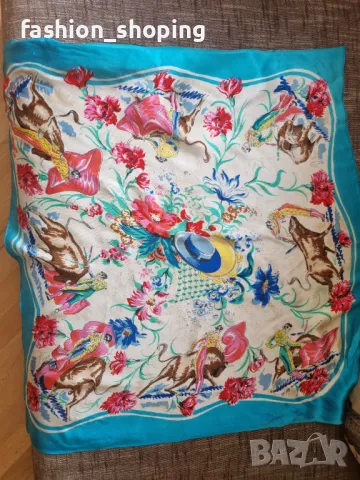 Страхотен шал с десен корида и тореадори, снимка 1