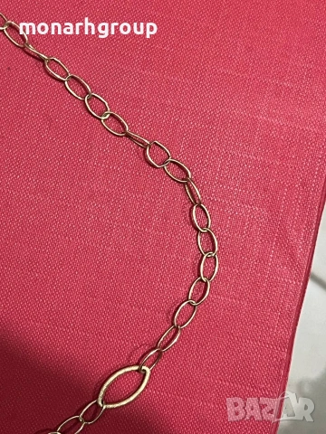 Златен ланец, снимка 2 - Колиета, медальони, синджири - 53265236