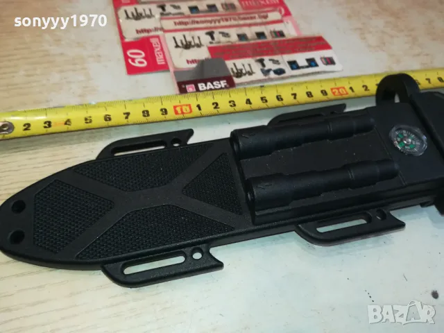 ГОЛЯМ НОЖ С МАСИВНА НОЖНИЦА С КОМПАС 1303251253, снимка 18 - Ножове - 49477888