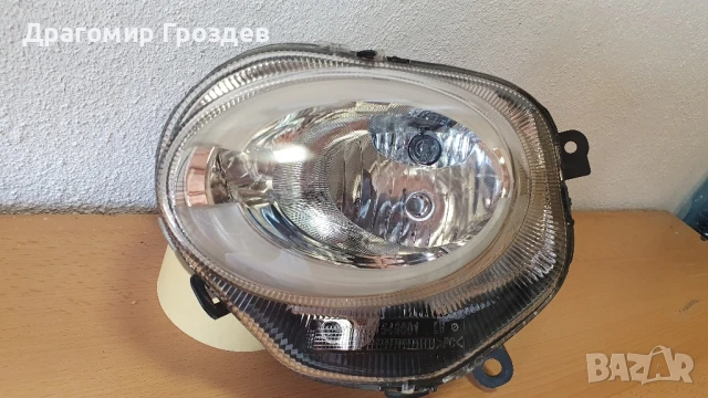 Оригинален ляв фар за дълги светлини с DRL и халоген за FIAT 500 / Фиат 500, снимка 2 - Части - 50711656