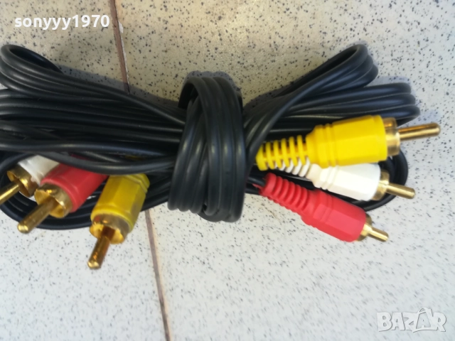 КАБЕЛ-АУДИО ВИДЕО-ЧИНЧОВЕ 1210250849, снимка 5 - Други - 52024201